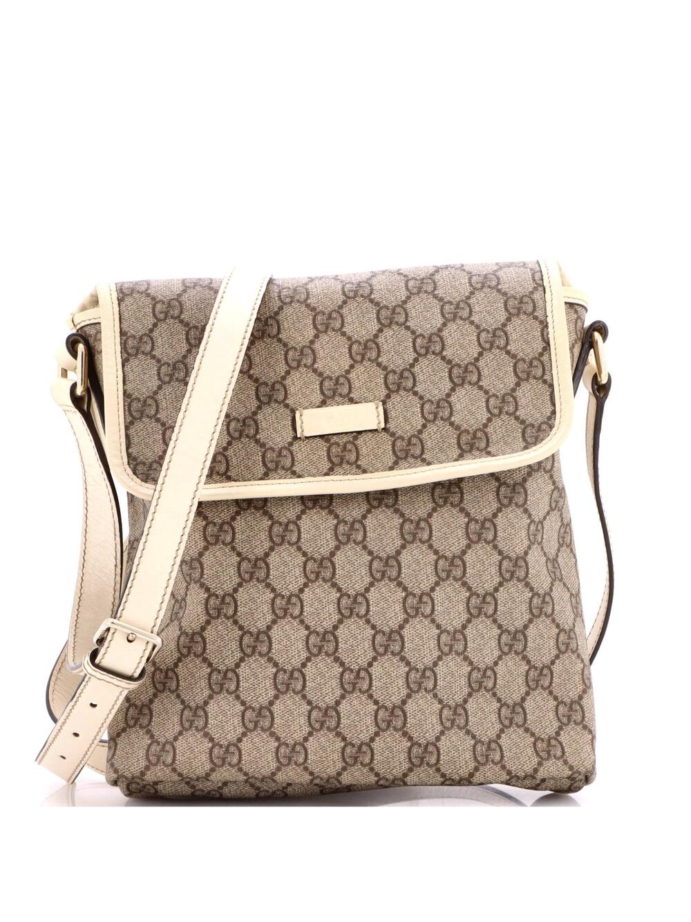Gucci Flap Messenger Gg Coated Canvas #369048G91B